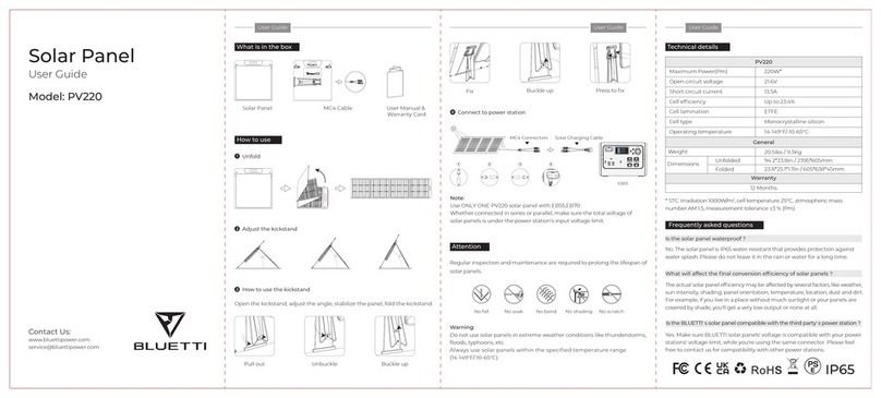 Bluetti PV220 User manual