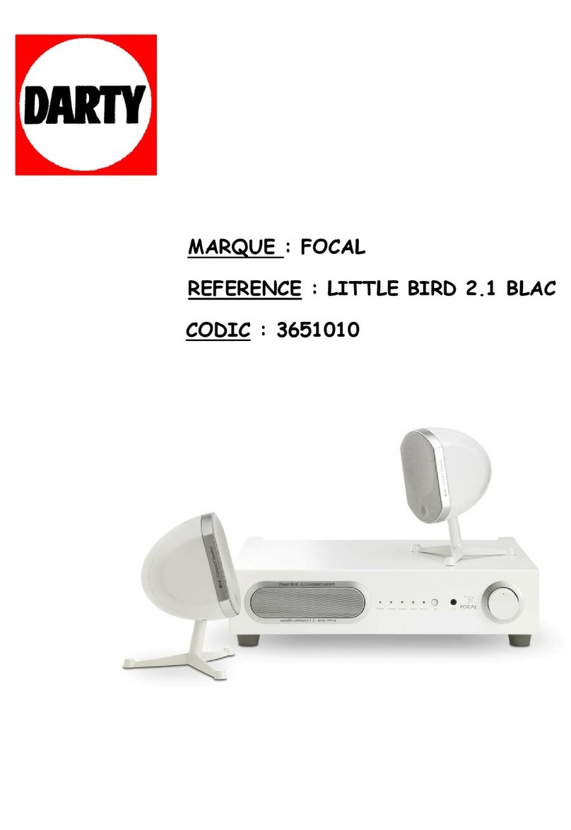 Focal Little Bird 2.1 user manual