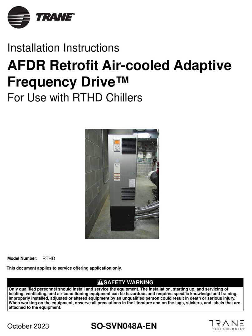 Trane RTHD User manual