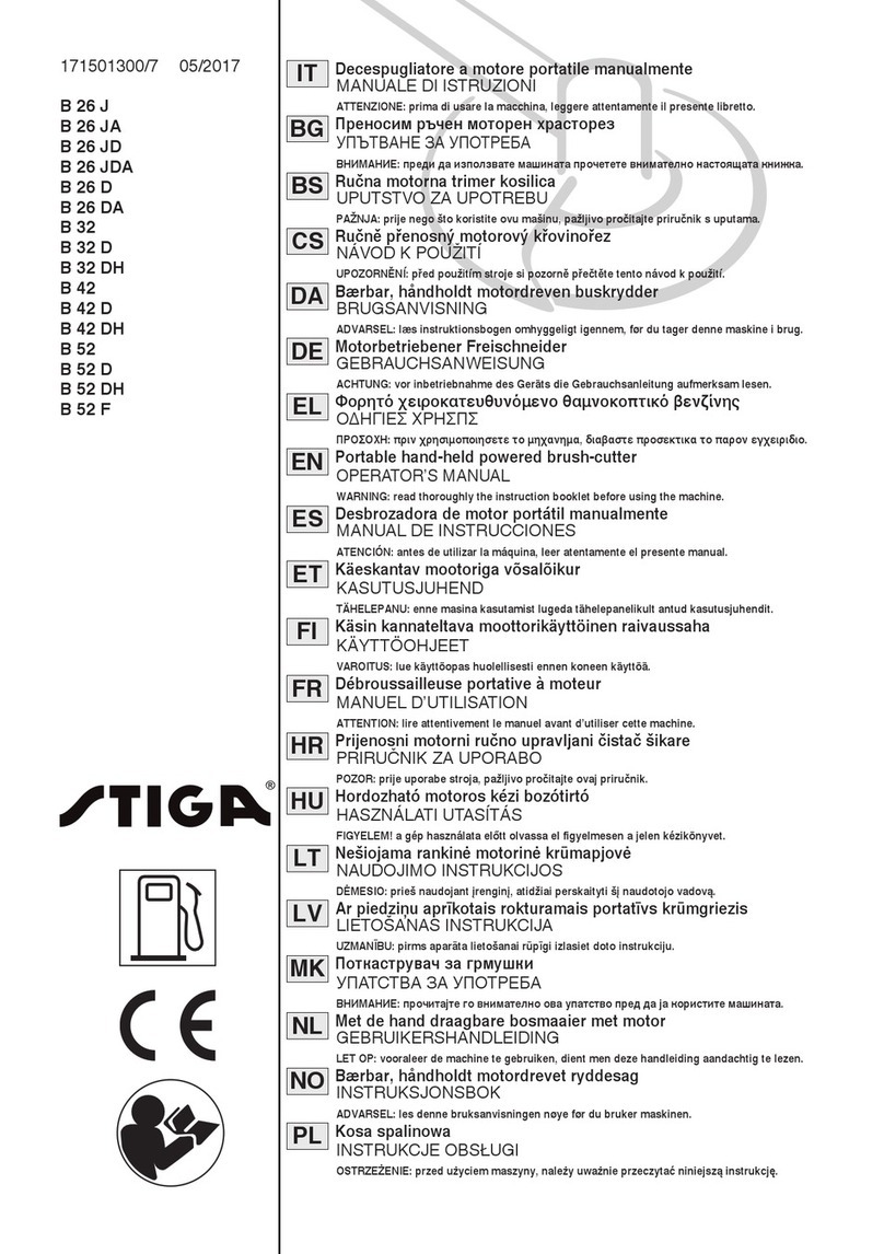 Stiga B 26 JA Operator's manual