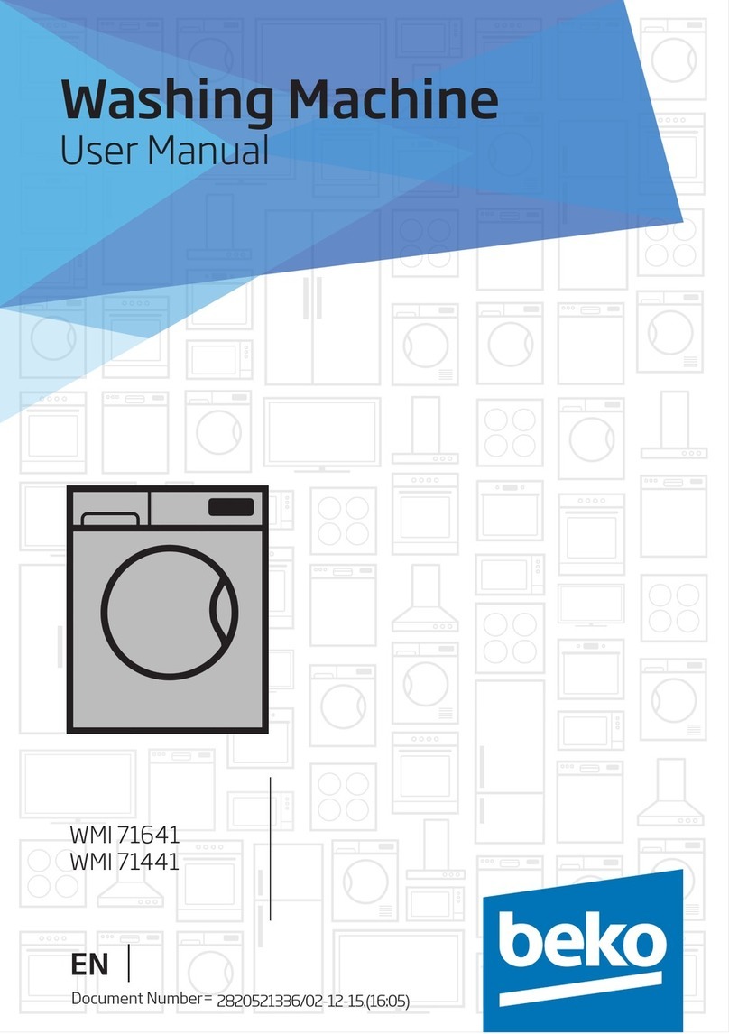 Beko WMI71441 user manual