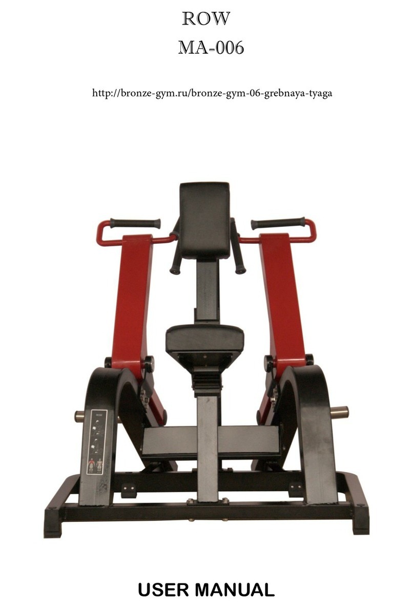 BRONZE GYM MA-006 user manual