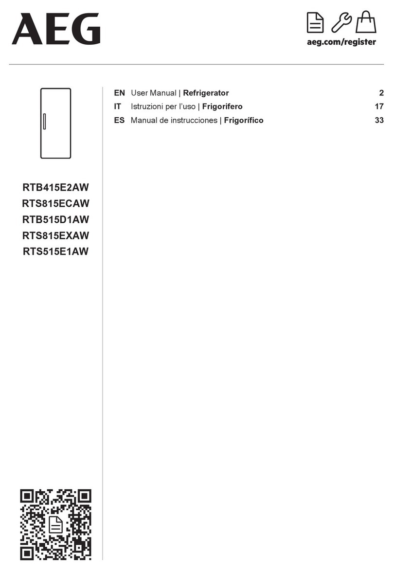 AEG RTB415E2AW User manual