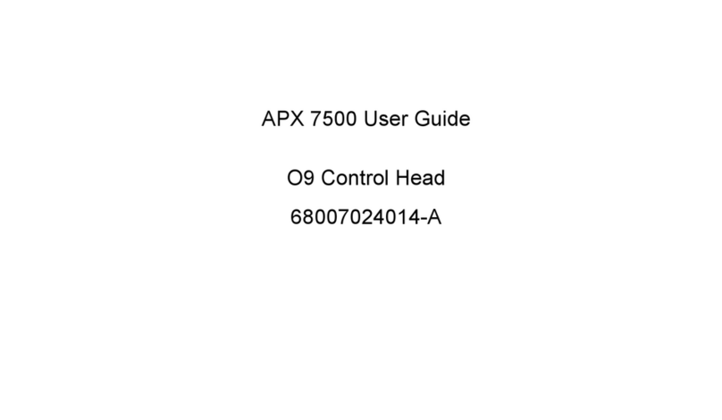 Motorola EMS APX 7500 Reference guide