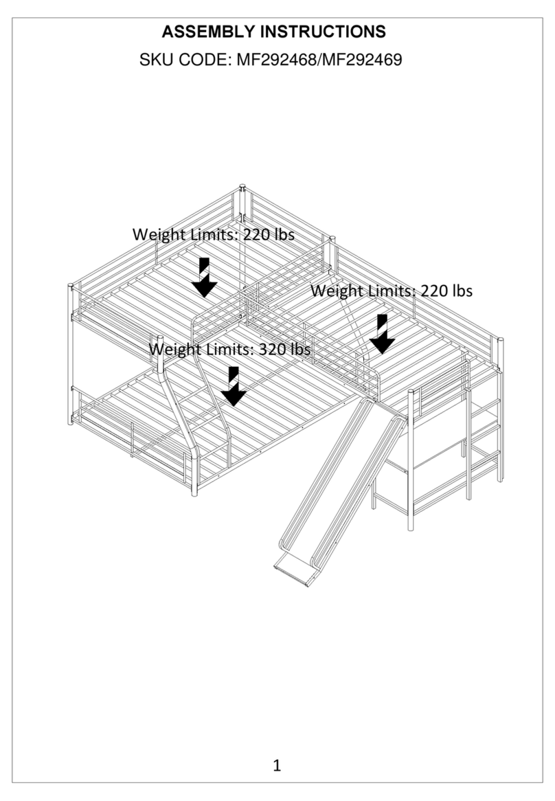 BED BATH & Beyond MF292468 Assembly instructions