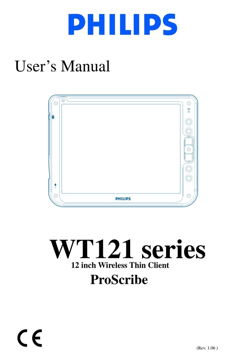 Philips WT121 Series User manual