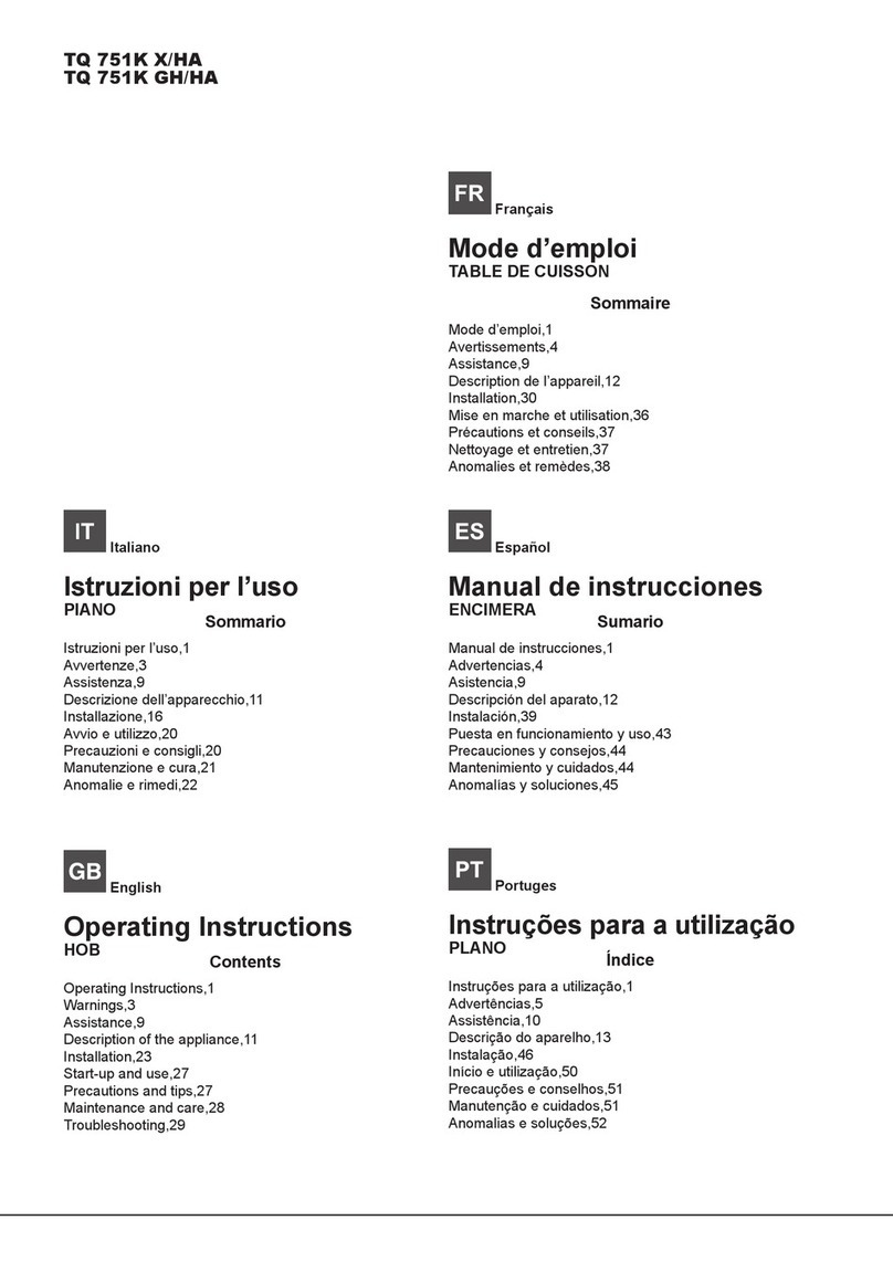 Hotpoint TQ 751K X/HA User manual