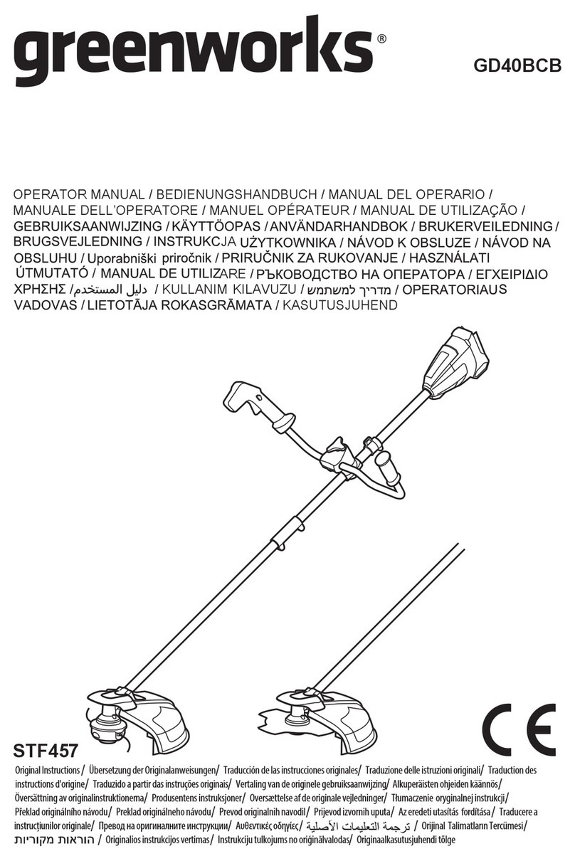GreenWorks STF457 Operator's manual