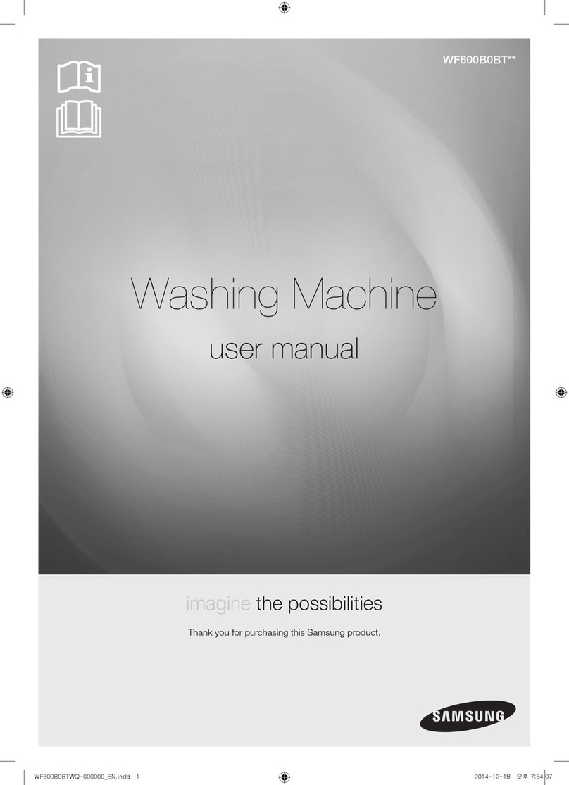 Samsung WF600B0BT Series User manual