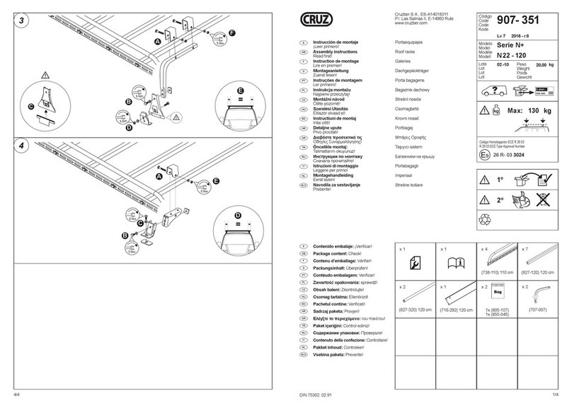 Cruz N+ Series Assembly instructions