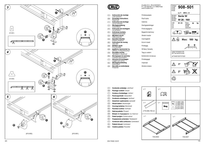 Cruz W 26-160 Assembly instructions