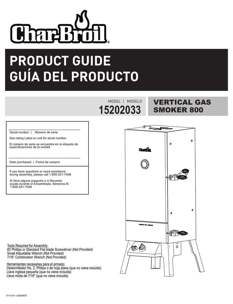 Char-Broil 15202033 Product guide Char-Broil 15202033 Product guide