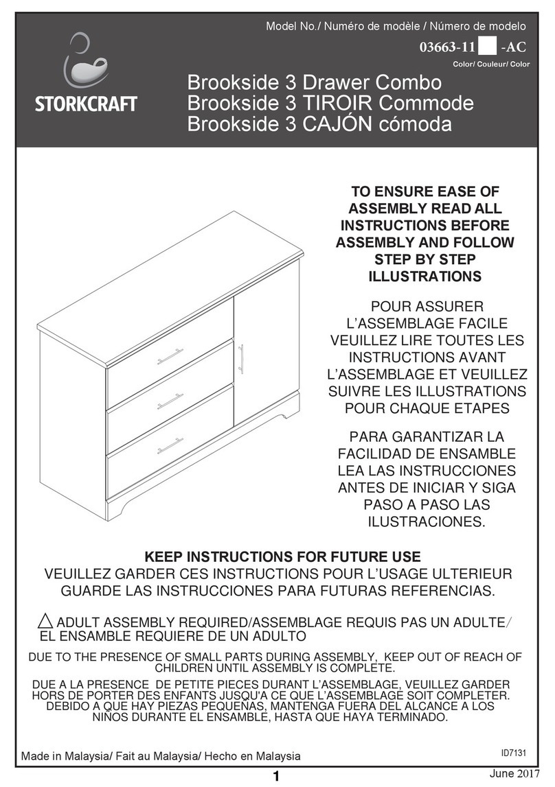 Storkcraft 03663-11 AC Series manual Storkcraft 03663-11 AC Series manual