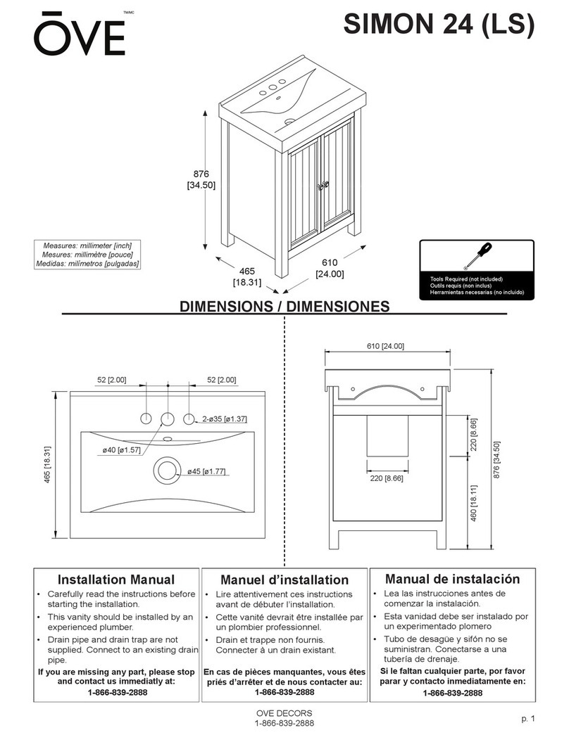 OVE SIMON 24 installation manual