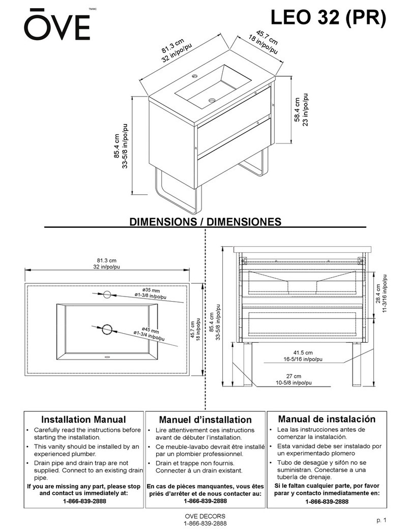 OVE LEO 32 installation manual