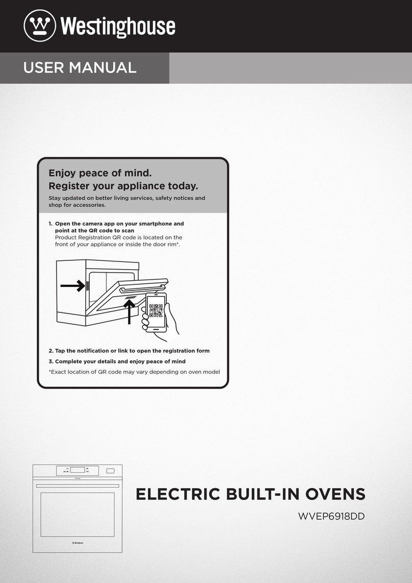 Westinghouse WVEP6918DD user manual