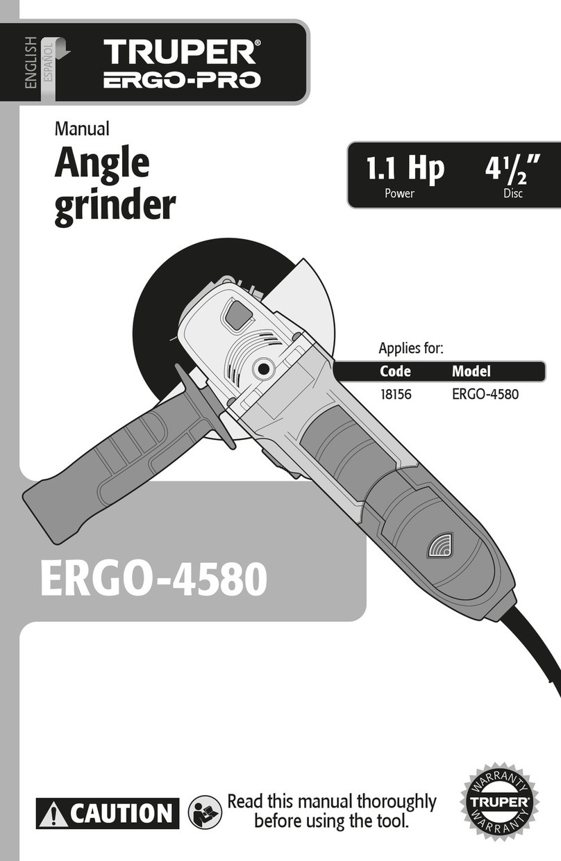 Truper ERGO-4580 User manual