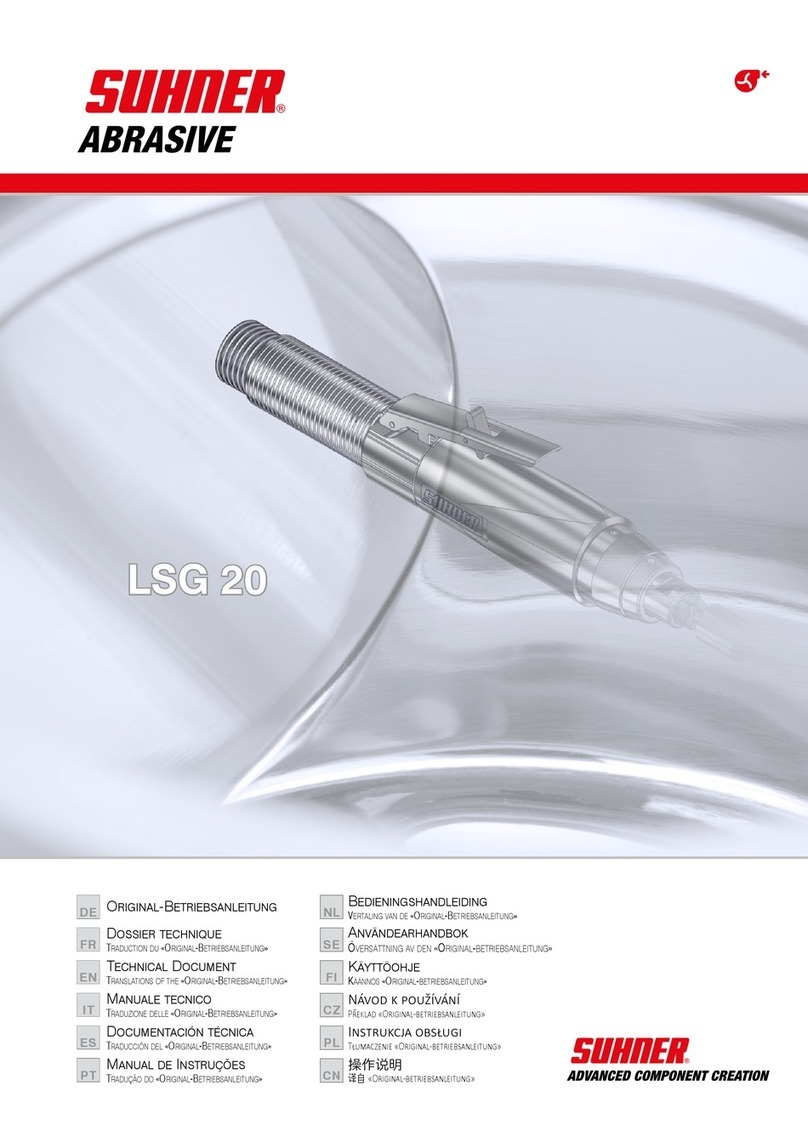 SUHNER ABRASIVE LSG 20 Technical manual