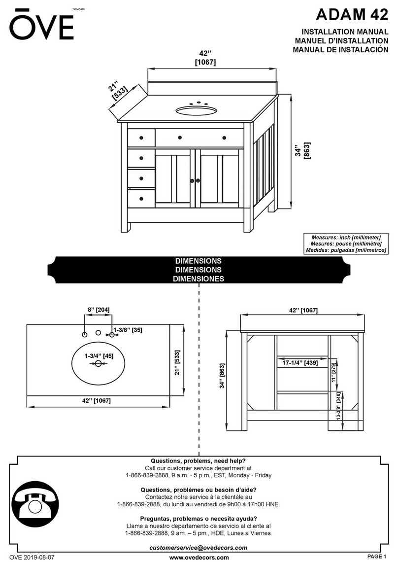 OVE ADAM 42 installation manual