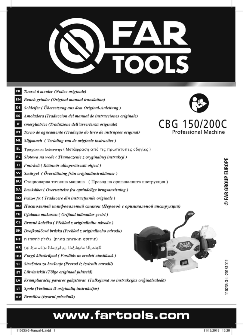 Far Tools CBG 150/200C Original manual translation