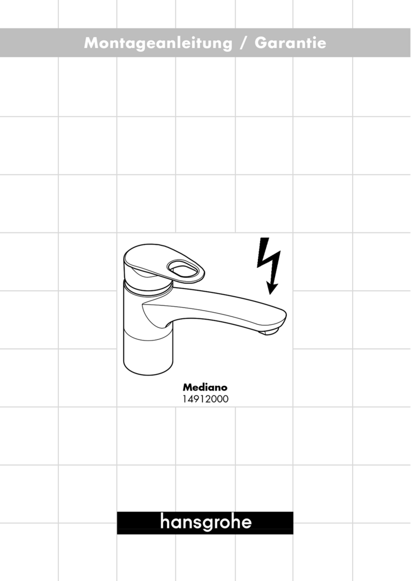 Hans Grohe Mediano 14912000 User manual Hans Grohe Mediano 14912000 User manual