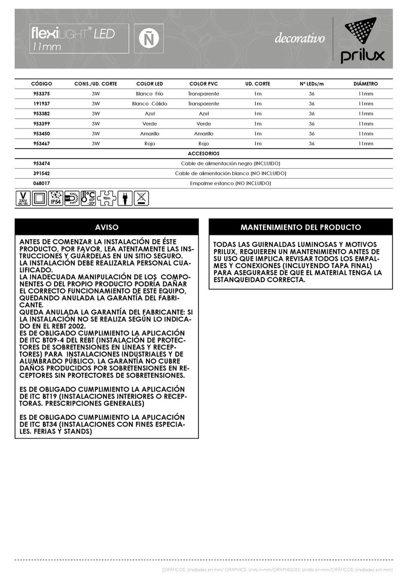 Prilux flexiLIGHT LED 953375 User manual
