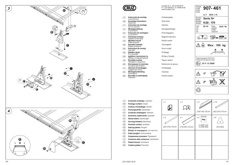 Cruz N26-170 Assembly instructions