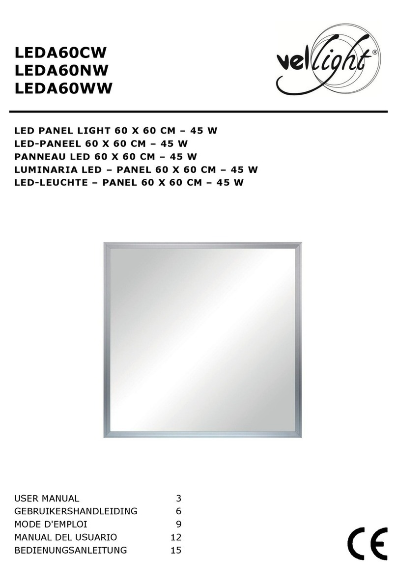VelLight LEDA60CW user manual VelLight LEDA60CW user manual