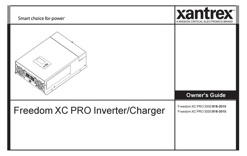 Mission Critical XANTREX Freedom XC PRO 2000 owner's guide