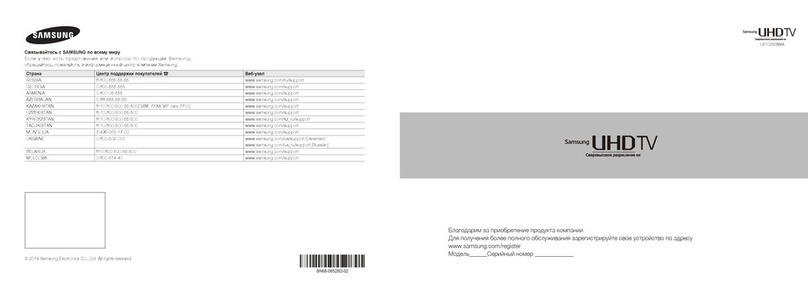 Samsung UE105S9WA User manual