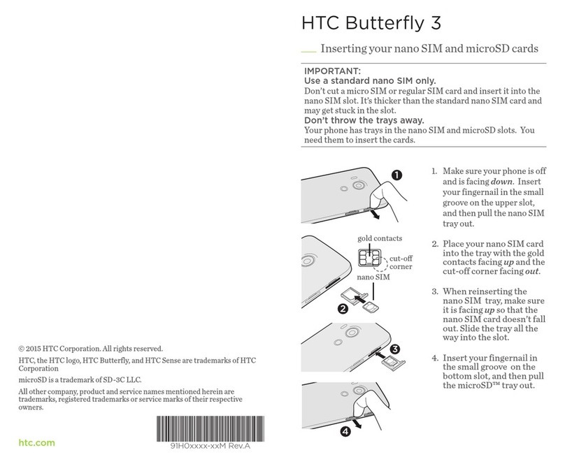 HTC Butterfly 3 User manual
