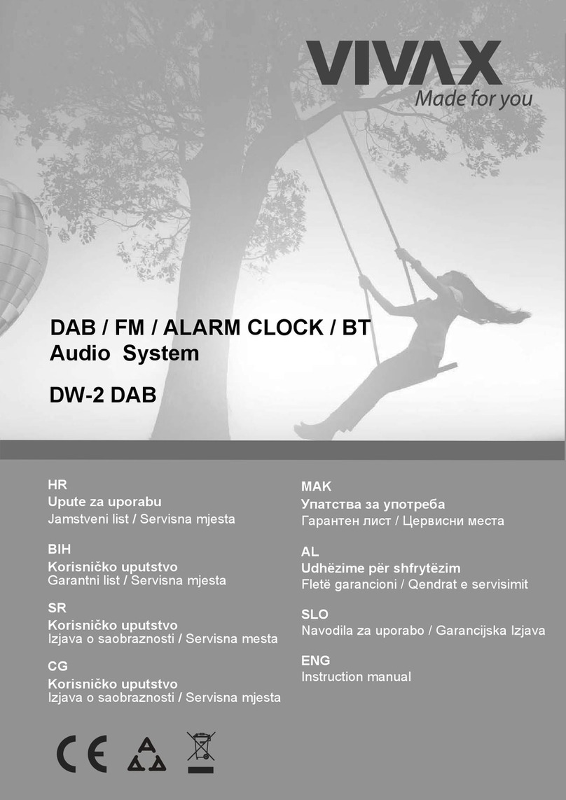 Vivax DW-2 DAB instruction manual