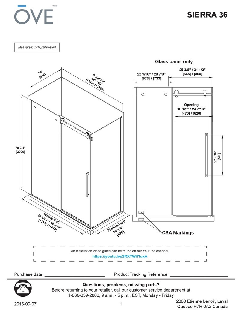 OVE SIERRA 36 User manual