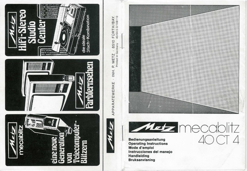 Metz MECABLITZ 40 CT 4 User manual