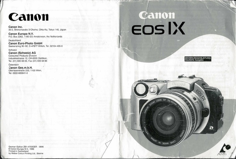 Canon EOS IX User manual