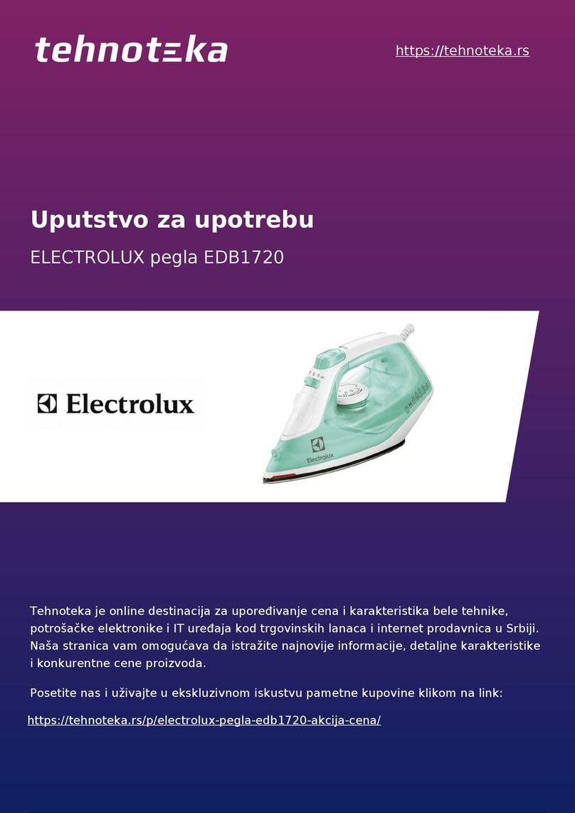 Electrolux EDB1720 User manual