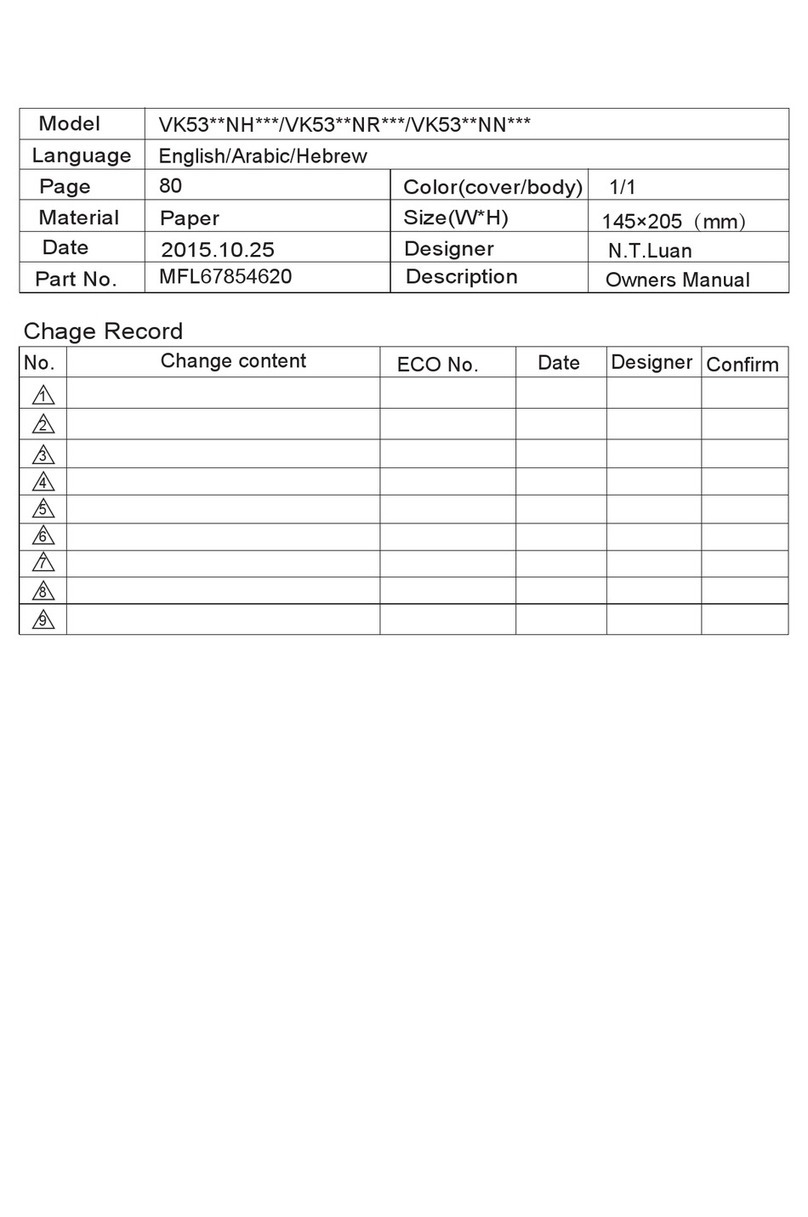 LG VK53 NH Series owner's manual