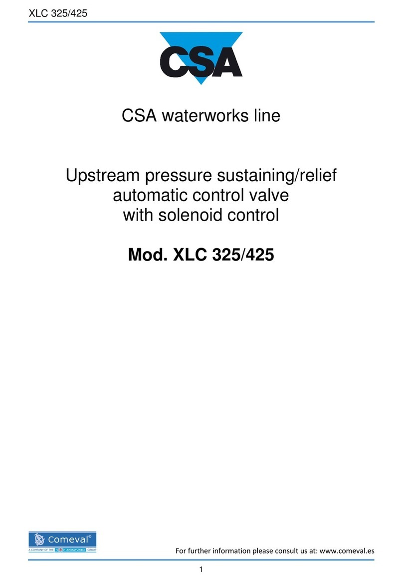CSA XLC 325 User manual