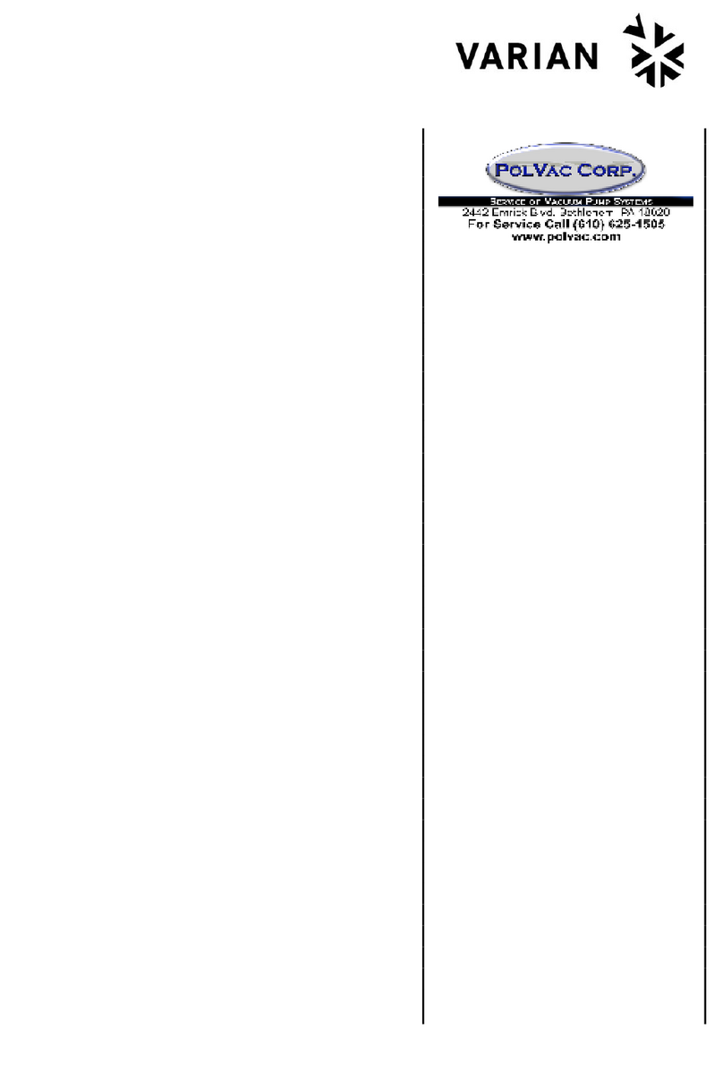 Varian Turbo-V 250 PCB instruction manual