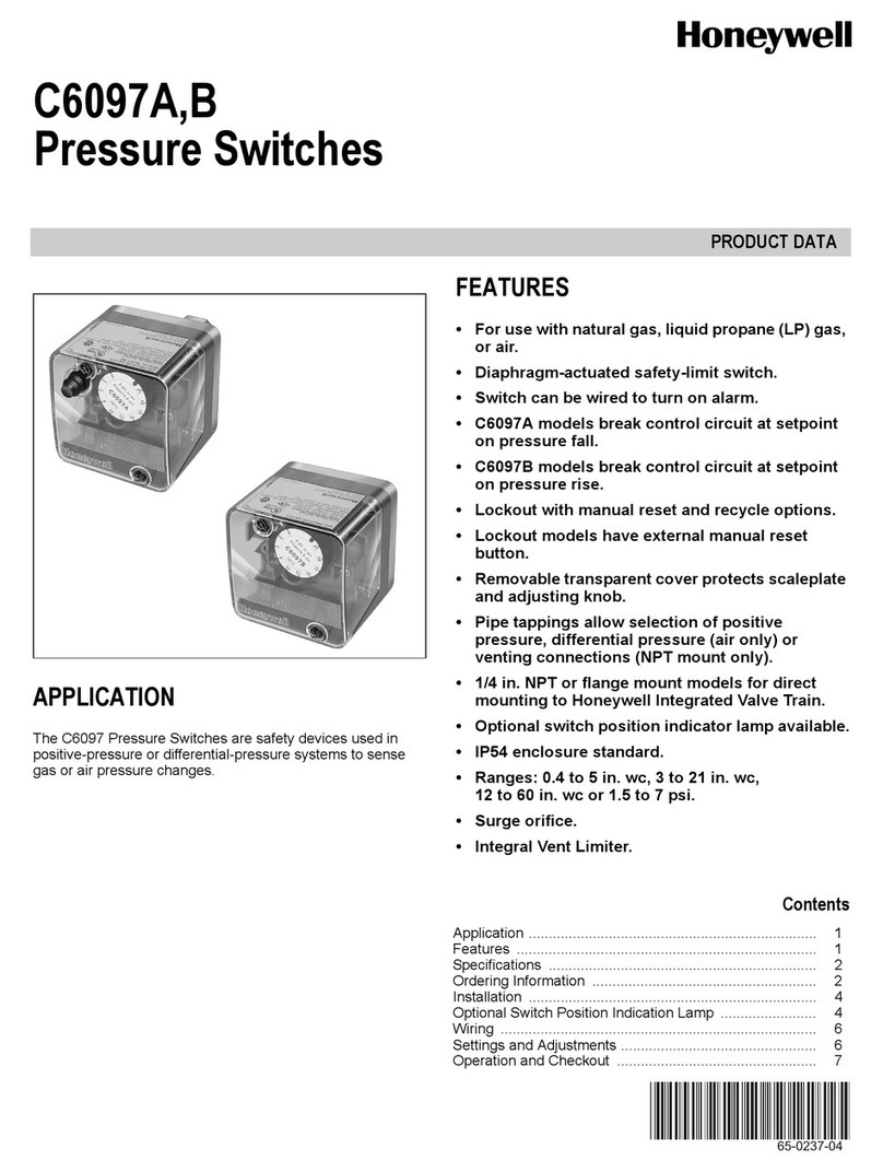 Honeywell C6097B User manual