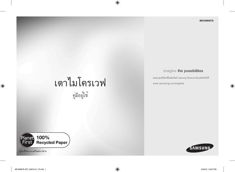 Samsung ME109MSTD Owner's instructions