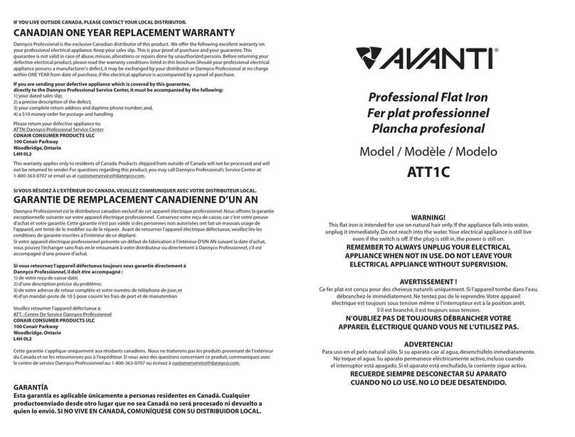 Avanti ATT1C quick start guide