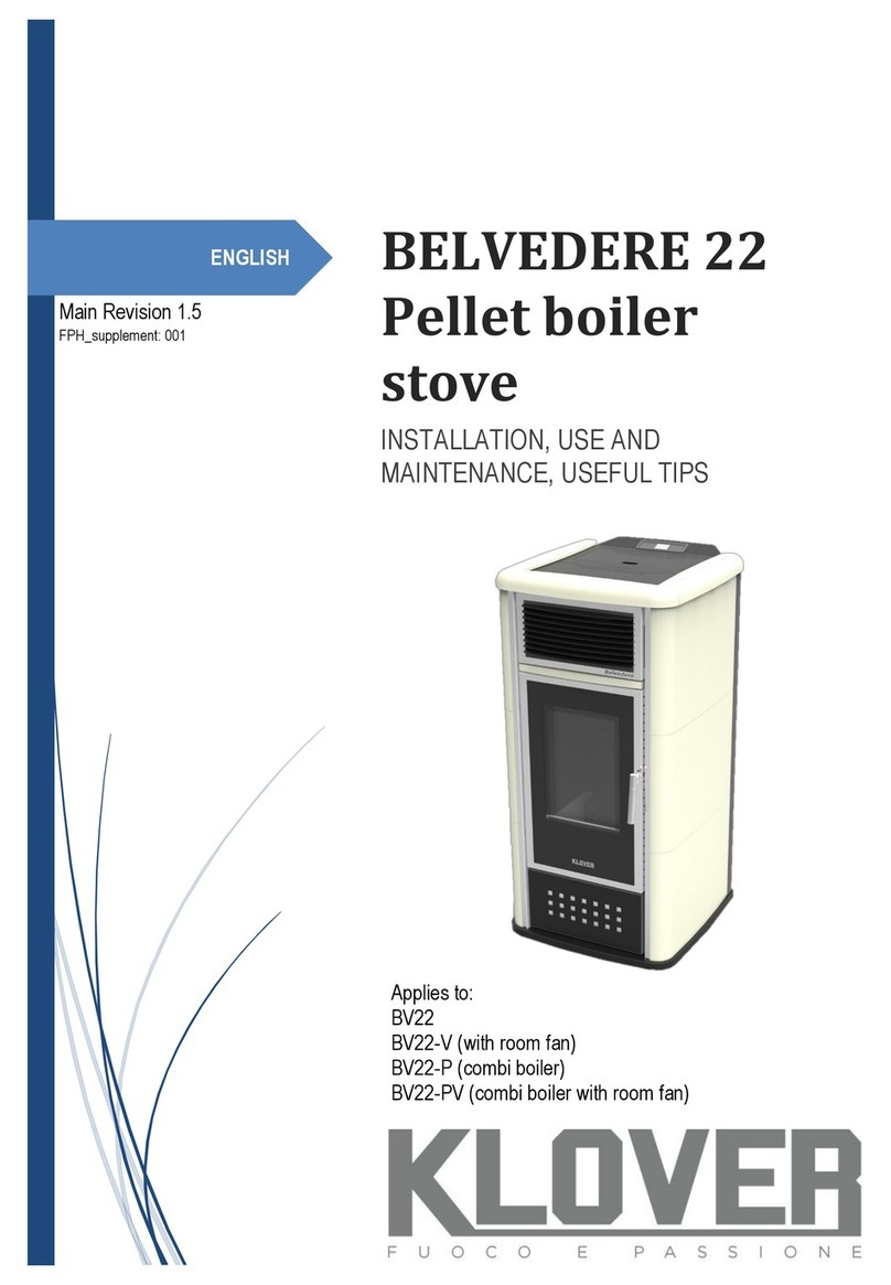 klover BELVEDERE 22 Installation, use and maintenance, useful tips