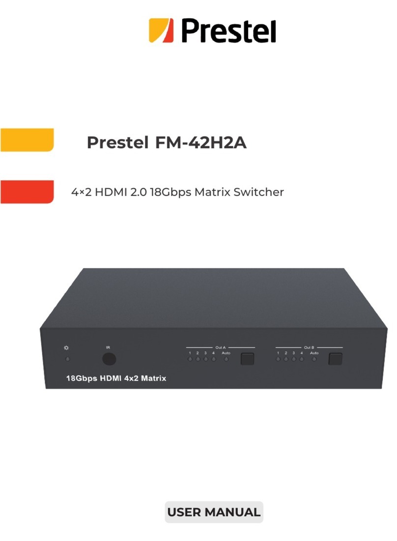 Prestel FM-42H2A user manual