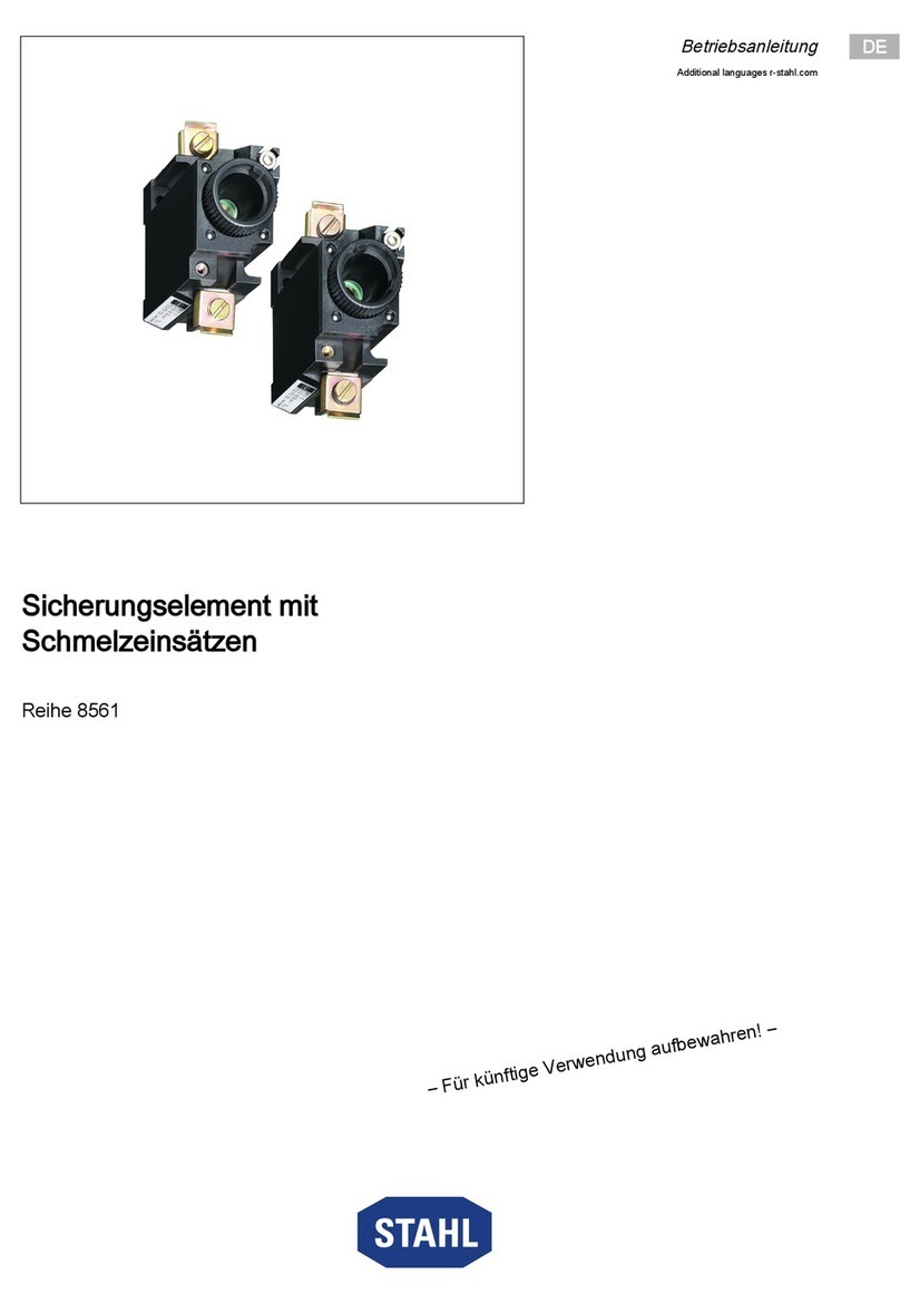 Stahl 8561 Series operating instructions