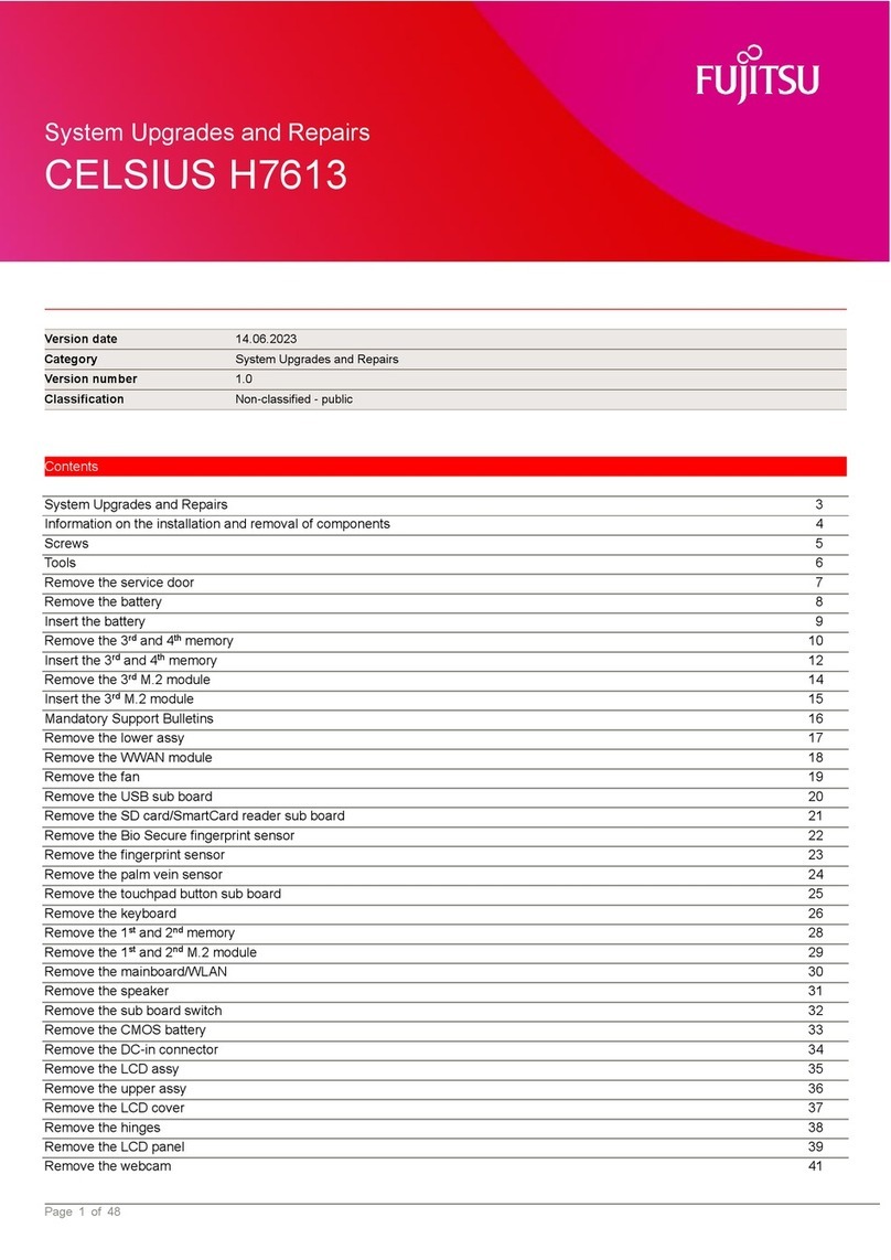 Fujitsu CELSIUS H7613 User manual