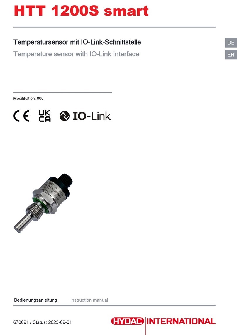 HYDAC International HTT 1200S smart instruction manual