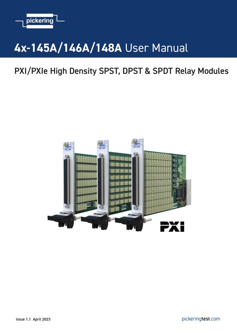 Pickering PXI 4 145A Series User manual