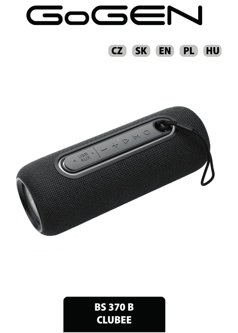 Gogen CLUBEE BS 370 B manual