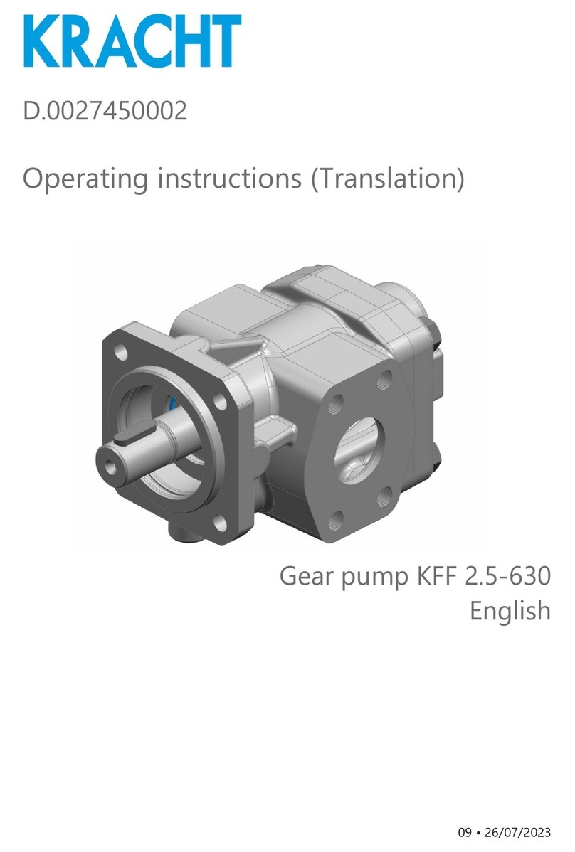 Kracht KFF 2.5-630 operating instructions